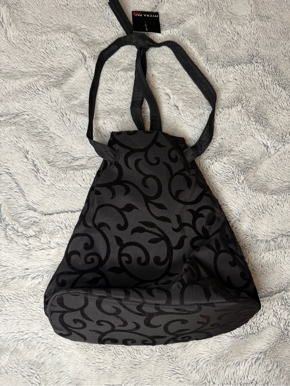 Black Mycra Pac Now shoulder or crossbody bag